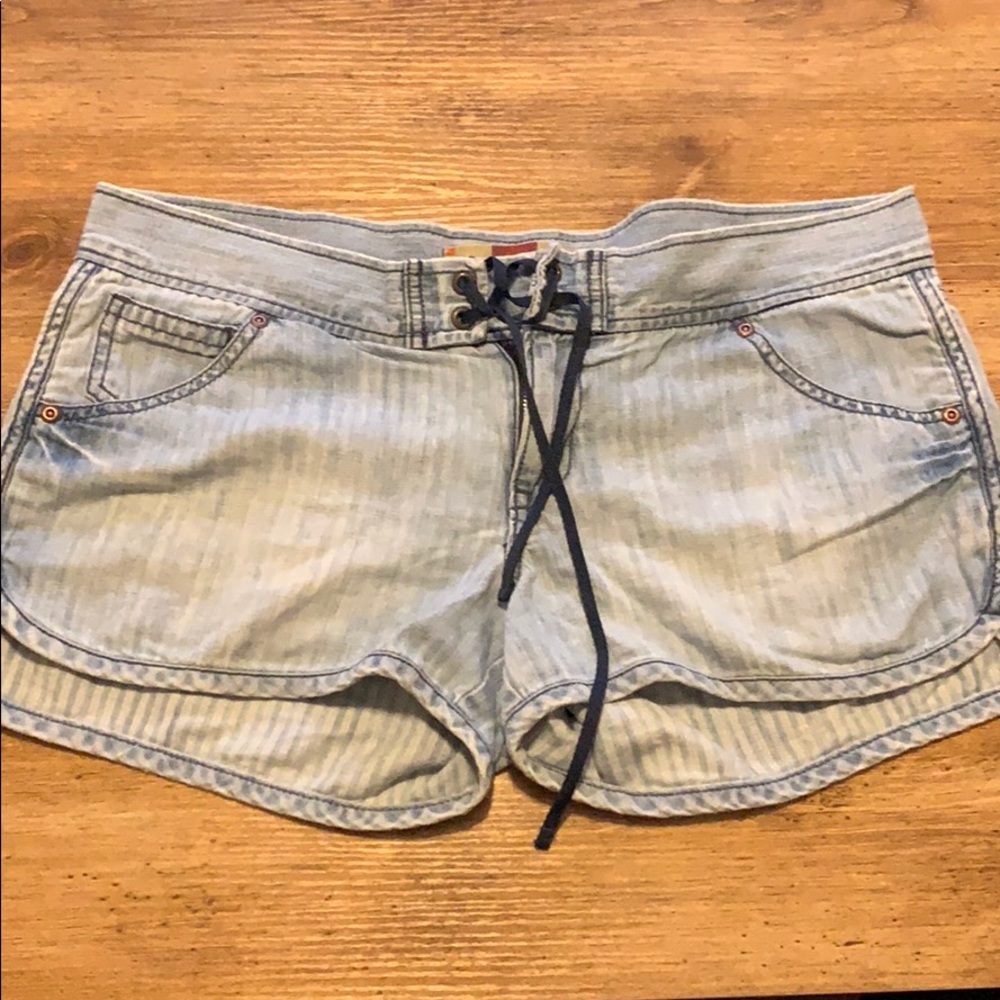 Light Blue Jean Shorts